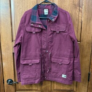 The North Face Maroon Utility Jacket